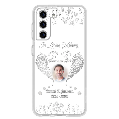 Personalized Memorial Photo Phone Case - Memorial Gift Idea - In Loving Memory