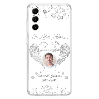 Personalized Memorial Photo Phone Case - Memorial Gift Idea - In Loving Memory