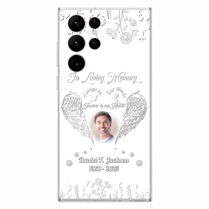 Personalized Memorial Photo Phone Case - Memorial Gift Idea - In Loving Memory