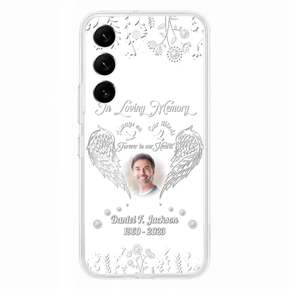 Personalized Memorial Photo Phone Case - Memorial Gift Idea - In Loving Memory