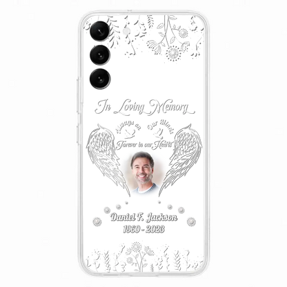 Personalized Memorial Photo Phone Case - Memorial Gift Idea - In Loving Memory