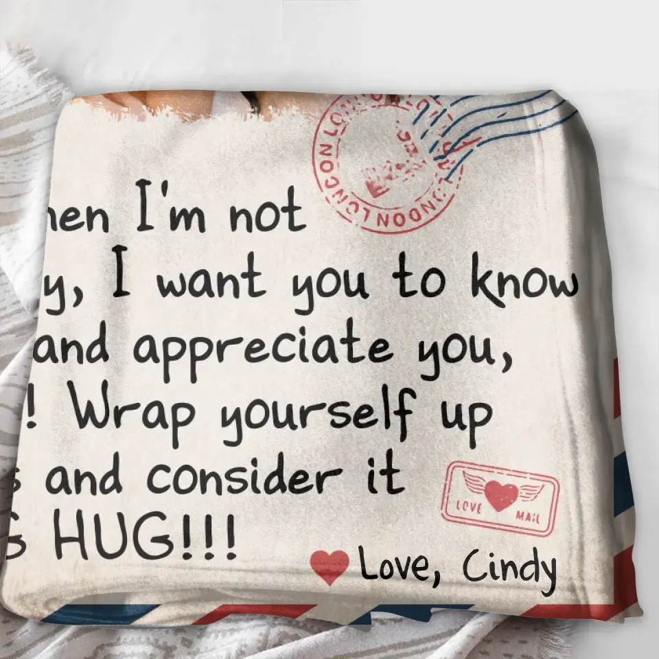 Personalized Friends Photo Quilt/Fleece Throw Blanket - Gift Idea For Besties/Sisters - Upload Photo - I Love And Appreciate You