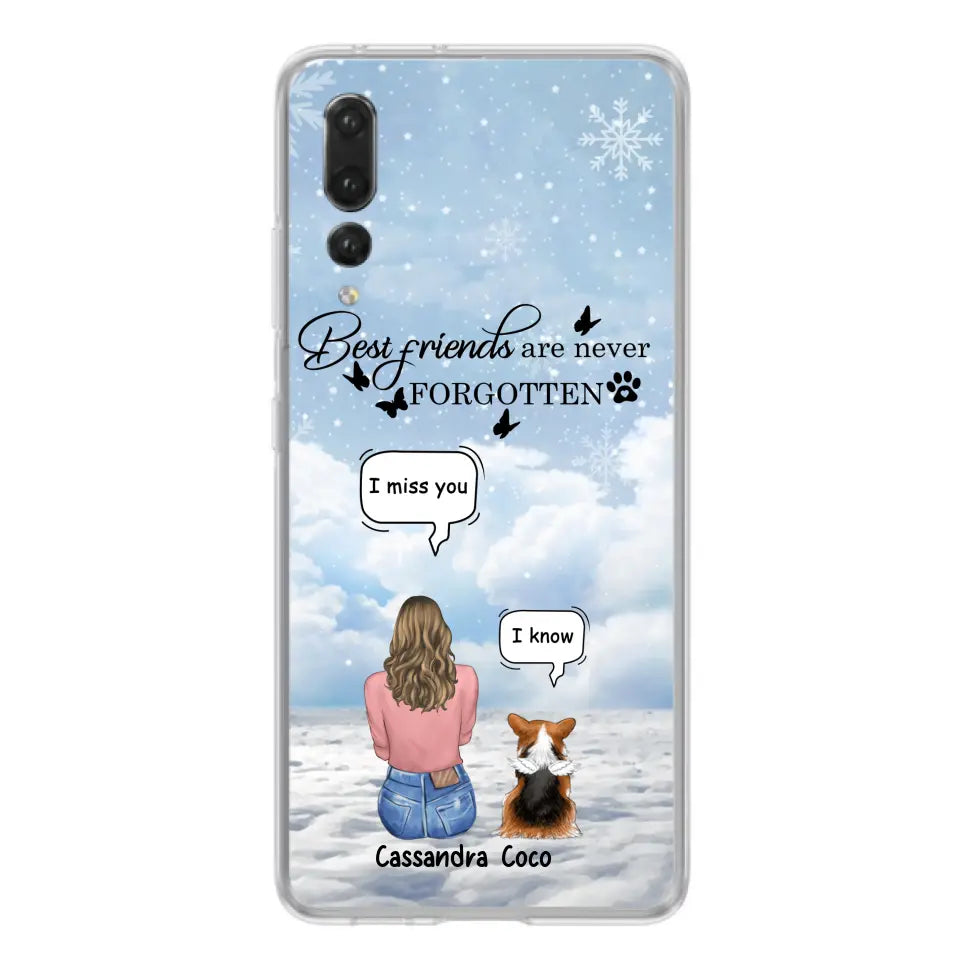 Personalized Memorial Pet Phone Case - Up to 3 Pets - Memorial Gift Idea For Dog/Cat/Rabbits Owners - I Miss You - Case For Oppo/Xiaomi/Huawei