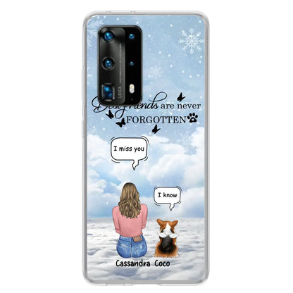 Personalized Memorial Pet Phone Case - Up to 3 Pets - Memorial Gift Idea For Dog/Cat/Rabbits Owners - I Miss You - Case For Oppo/Xiaomi/Huawei