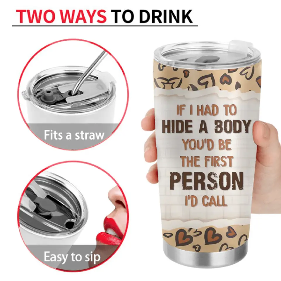 Personalized Besties Tumbler - Gift Idea For Friends/Sisters/Besties - Partners In Crime