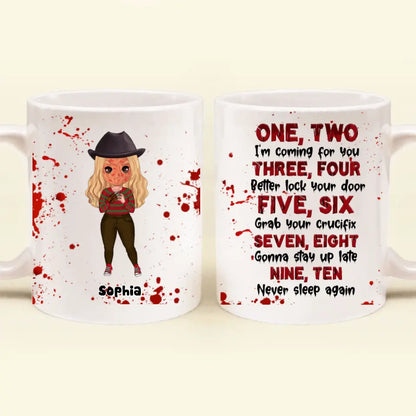 Personalized Horror Mug - Gift Idea For Halloween/Birthday - I'm Coming For You
