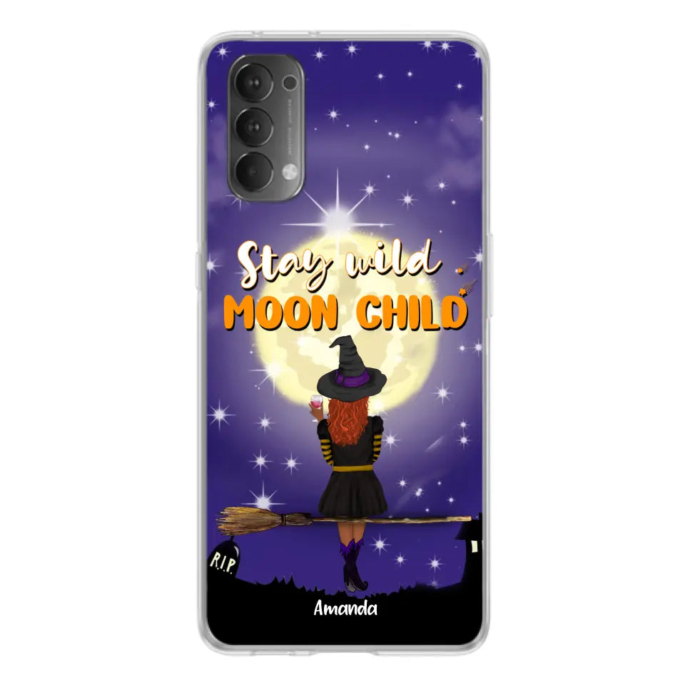 Personalized Witchy Phone Case - Up to 3 Pets - Stay Wild Moon Child - Phone Case For Xiaomi, Oppo and Huawei- OCEL9Z