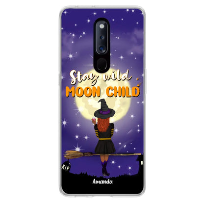 Personalized Witchy Phone Case - Up to 3 Pets - Stay Wild Moon Child - Phone Case For Xiaomi, Oppo and Huawei- OCEL9Z