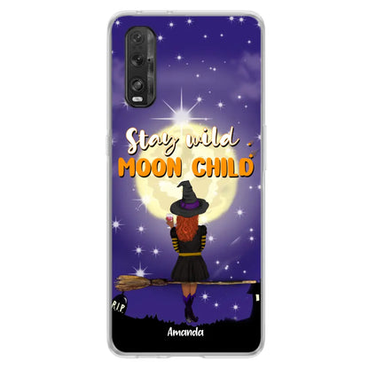 Personalized Witchy Phone Case - Up to 3 Pets - Stay Wild Moon Child - Phone Case For Xiaomi, Oppo and Huawei- OCEL9Z
