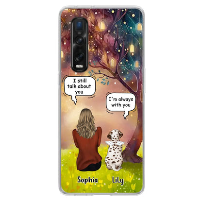 Custom Personalized Memorial Dog Mom Phone Case - Upto 3 Dogs - Memorial Gift Idea for Dog Lovers - I'm Always With You - Case For Xiaomi/Oppo/Huawei