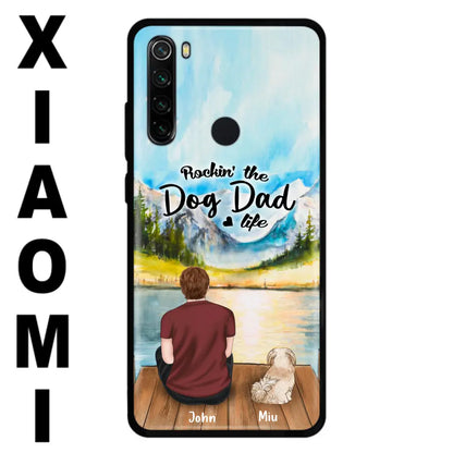 Personalized Pet Mom/Dad Phone Case - Chubby or Slim With Up To 7 Pets - Rocking The Dog Dad Life