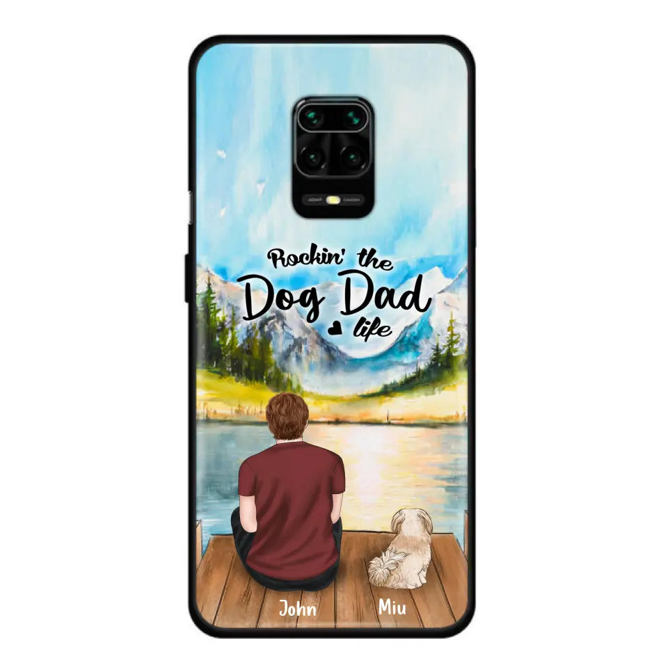 Personalized Pet Mom/Dad Phone Case - Chubby or Slim With Up To 7 Pets - Rocking The Dog Dad Life