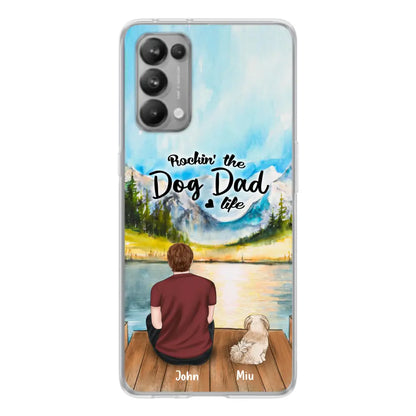 Personalized Pet Mom/Dad Phone Case - Chubby or Slim With Up To 7 Pets - Rocking The Dog Dad Life