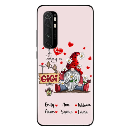 Personalized Grandma Phone Case - I Love Being Grandma - R5OIKQ - Red - Case For iPhone And Samsung