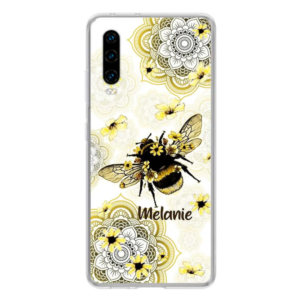 Personalized Bee Phone Case - Up to 5 Bees - Gift For Bee Lovers - Case For Xiaomi, Oppo And Huawei