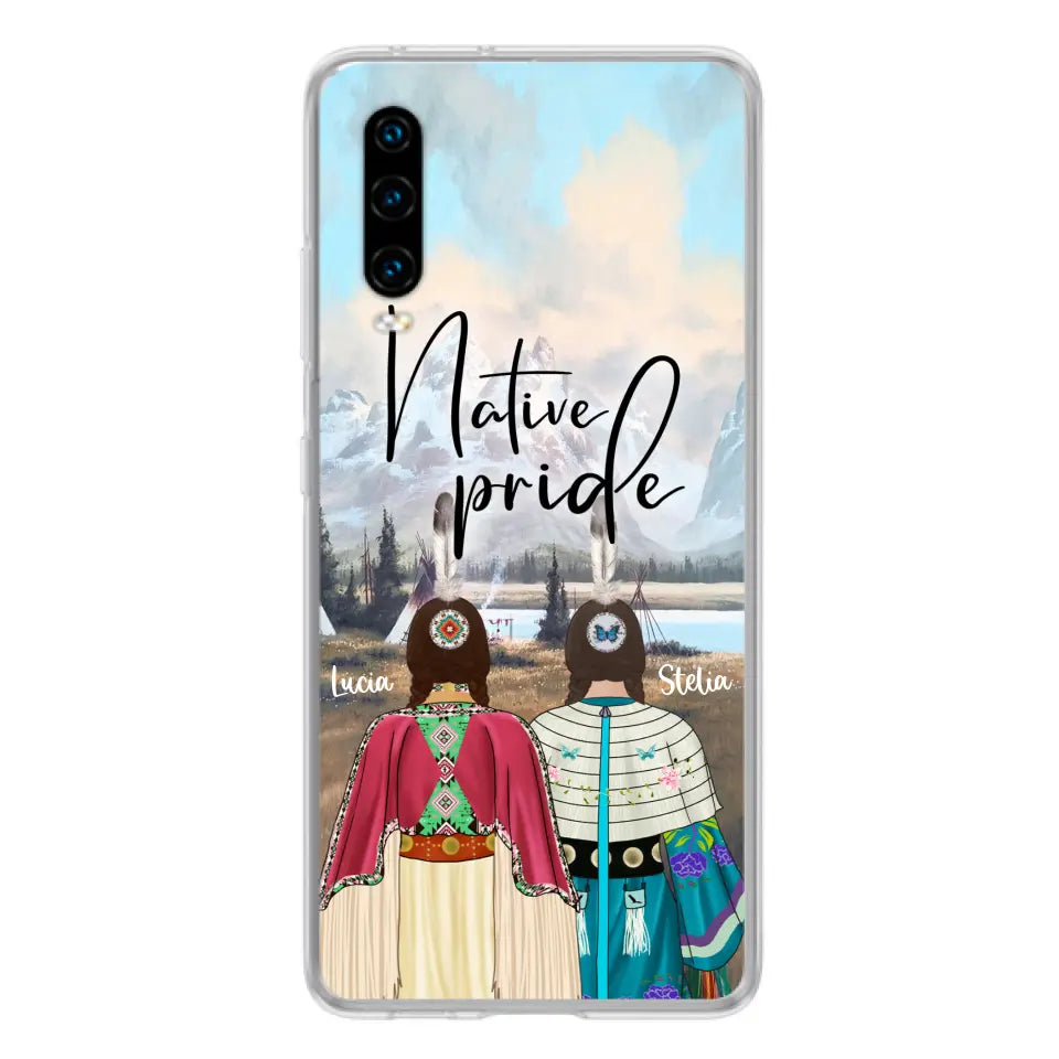 Personalized Native American Couple Phone Case - Native Pride - Case For Xiaomi, Huawei and Oppo