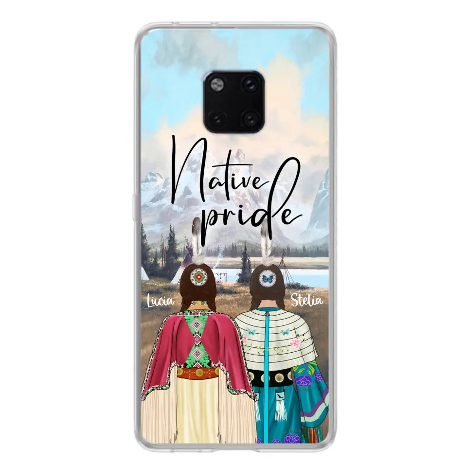 Personalized Native American Couple Phone Case - Native Pride - Case For Xiaomi, Huawei and Oppo