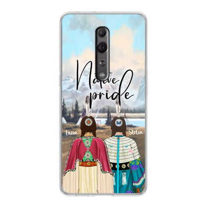 Personalized Native American Couple Phone Case - Native Pride - Case For Xiaomi, Huawei and Oppo