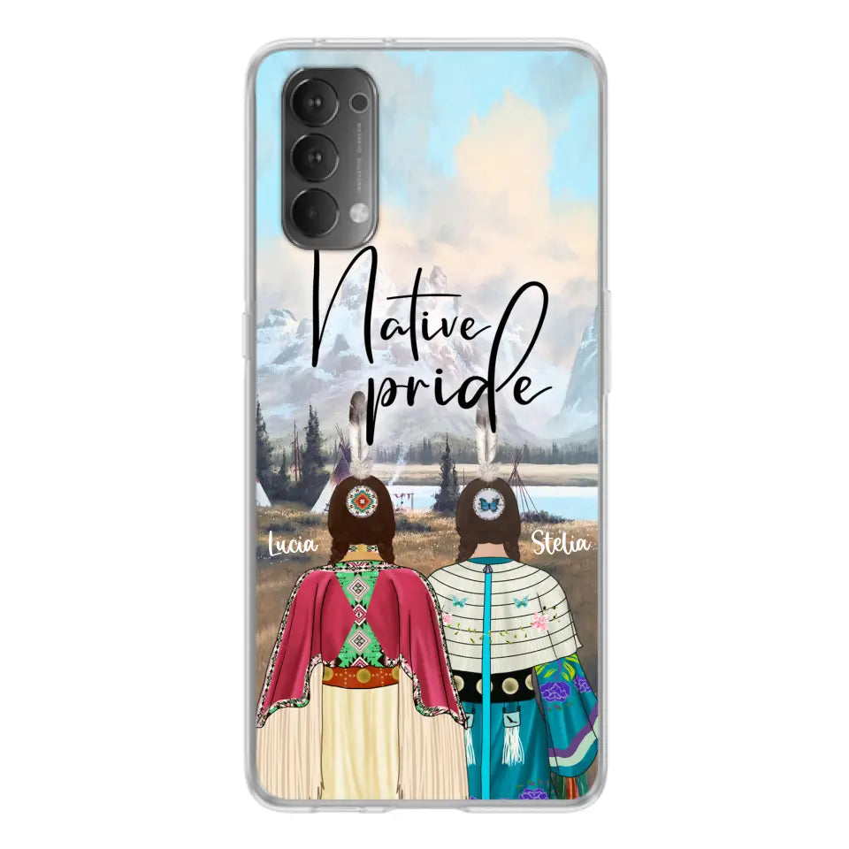 Personalized Native American Couple Phone Case - Native Pride - Case For Xiaomi, Huawei and Oppo