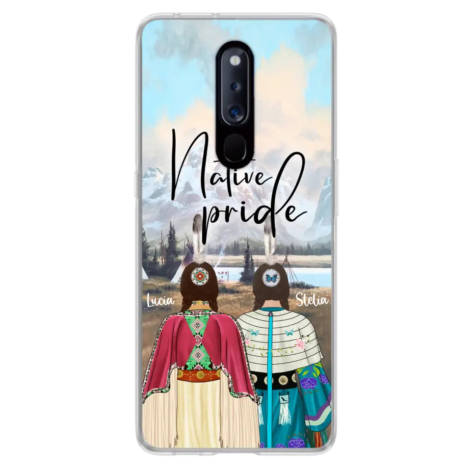 Personalized Native American Couple Phone Case - Native Pride - Case For Xiaomi, Huawei and Oppo