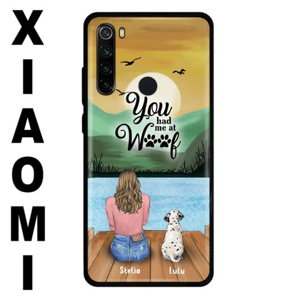 Personalized Dog Mom Phone Case - Gifts For Dog Lover With Up to 4 Dogs - You Had Me At Woof - The New Version for iPhone 16 Series