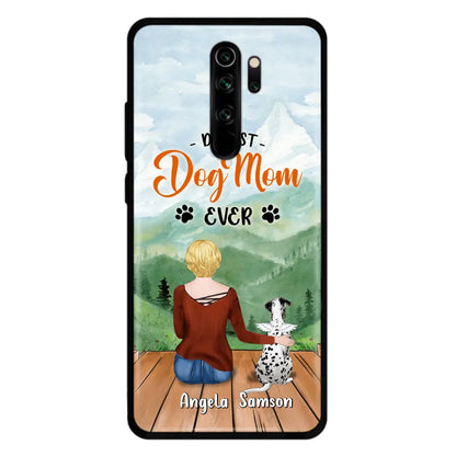 Personalized Dog Mom Phone Case - Up to 5 Dogs - Gift Idea For Dog Lovers - Dopest Dog Mom Ever - Case For Huawei/Xiaomi/Oppo