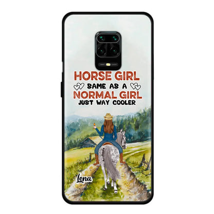 Personalized Horse Girl Phone Case - Up to 3 People - Gift Idea For Horse Lover - Horse Girl Same As A Normal Girl Just Way Cooler - Case For Xiaomi/Huawei/Oppo