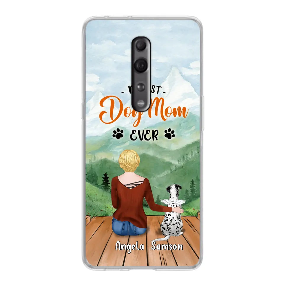 Personalized Dog Mom Phone Case - Up to 5 Dogs - Gift Idea For Dog Lovers - Dopest Dog Mom Ever - Case For Huawei/Xiaomi/Oppo