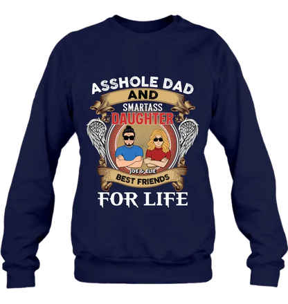 Personalized Father And Daughter/Son T-shirt/Long Sleeve/Sweatshirt/Hoodie - Gift Idea For Father's Day