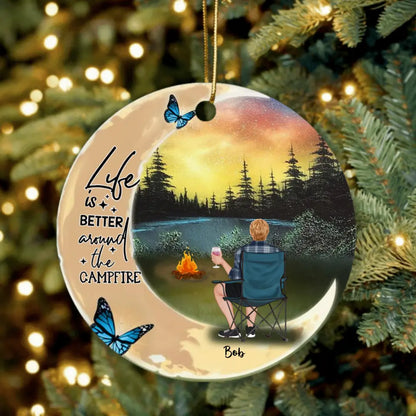 Personalized Camping Ornament - Best Gift For Camping Lover - Camping Partners For Life