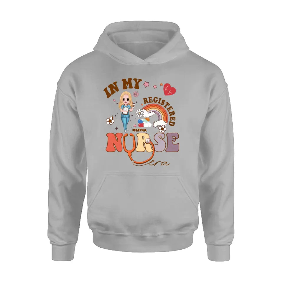 Personalized In My Registered Nurse Era T-Shirt/Long Sleeve/Sweatshirt/Hoodie - Gift Idea For Nurse
