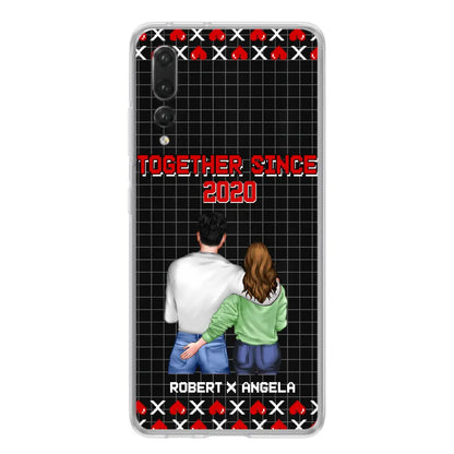 Custom Personalized Couple Phone Case - Gift Idea For Couple/Valentines Day - Together Since 2020 - Case For Oppo/Xiaomi/Huawei