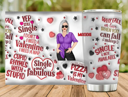 Custom Personalized Funny Tumbler - Gift Idea For Valentine's Day - Why Fall In Love