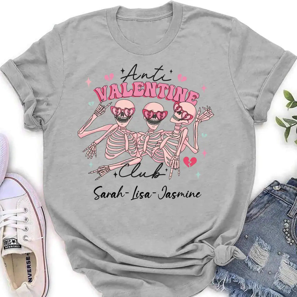 Personalized Funny Shirt/Hoodie - Valentine's Day Gift Idea - Anti Valentine Club