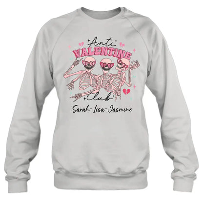 Personalized Funny Shirt/Hoodie - Valentine's Day Gift Idea - Anti Valentine Club