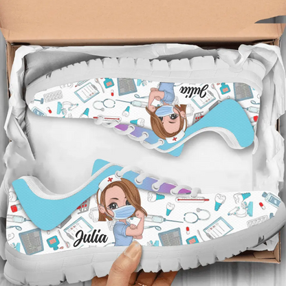Personalized Nurse Sneakers - Gift Idea For Nurse