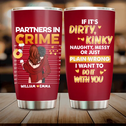 Personalized Couple Tumbler - Gift Idea For Him/Her/Couple - I Want To Do It With You