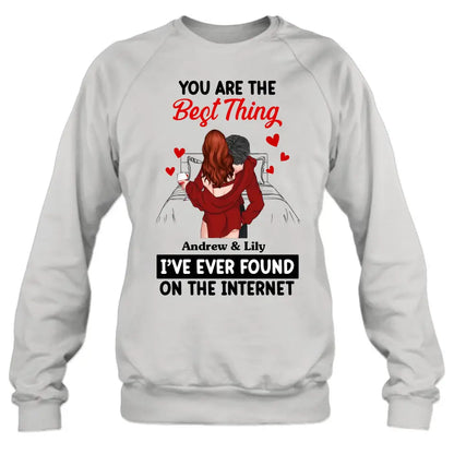 Personalized Couple Shirt/Hoodie - Gift Idea For Husband From Wife/Couple Gift/Valentine's Day - You Are The Best Thing