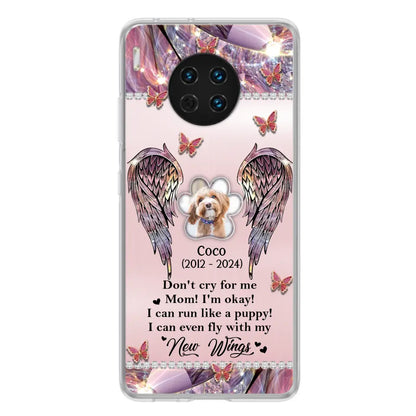 Personalized Memorial Phone Case - Upload Photo - Memorial Gift Idea For Dog Lover - Don't Cry For Me - Case For Oppo/Xiaomi/Huawei