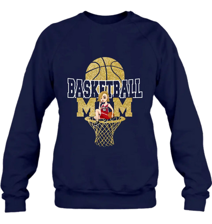 Personalized Basketball Mom Shirt/Hoodie - Gift Idea For Mom/Basketball Lover