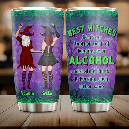 Personalized Witch Besties Tumbler - Gift Idea For Witch Lovers/Friends - Best Witches