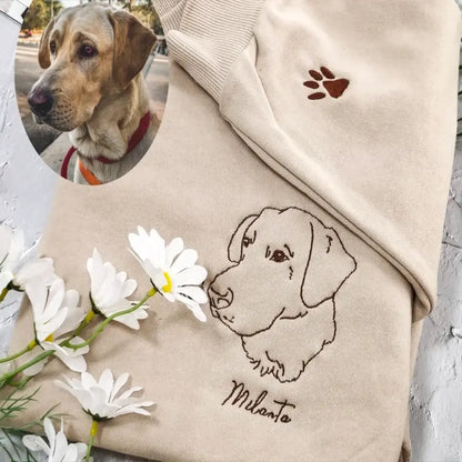 Personalized Embroidered Sweatshirt - Gift Idea for Valentin's Day/Mother's Day/Father's Day