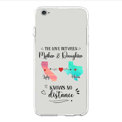 Custom Personalized Mother Daughter Long Distance Phone Case - Gift Idea For Mother And Daughter - Case For iPhone And Samsung