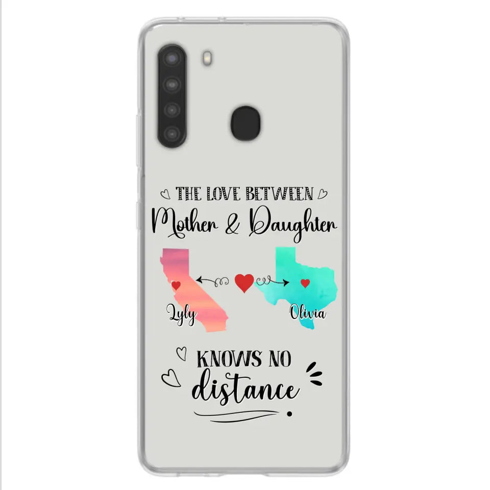 Custom Personalized Mother Daughter Long Distance Phone Case - Gift Idea For Mother And Daughter - Case For iPhone And Samsung