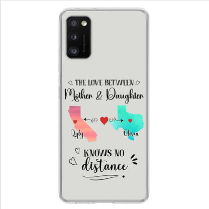 Custom Personalized Mother Daughter Long Distance Phone Case - Gift Idea For Mother And Daughter - Case For iPhone And Samsung