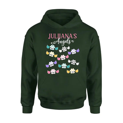 Personalized Angels Shirt/Hoodie - Up to 10 Pets/Kids - Mother's Day Gift Idea