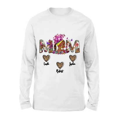 Personalized Mom Shirt/Hoodie - Gift Idea For Mom/Mother's Day - Up to 10 Kids