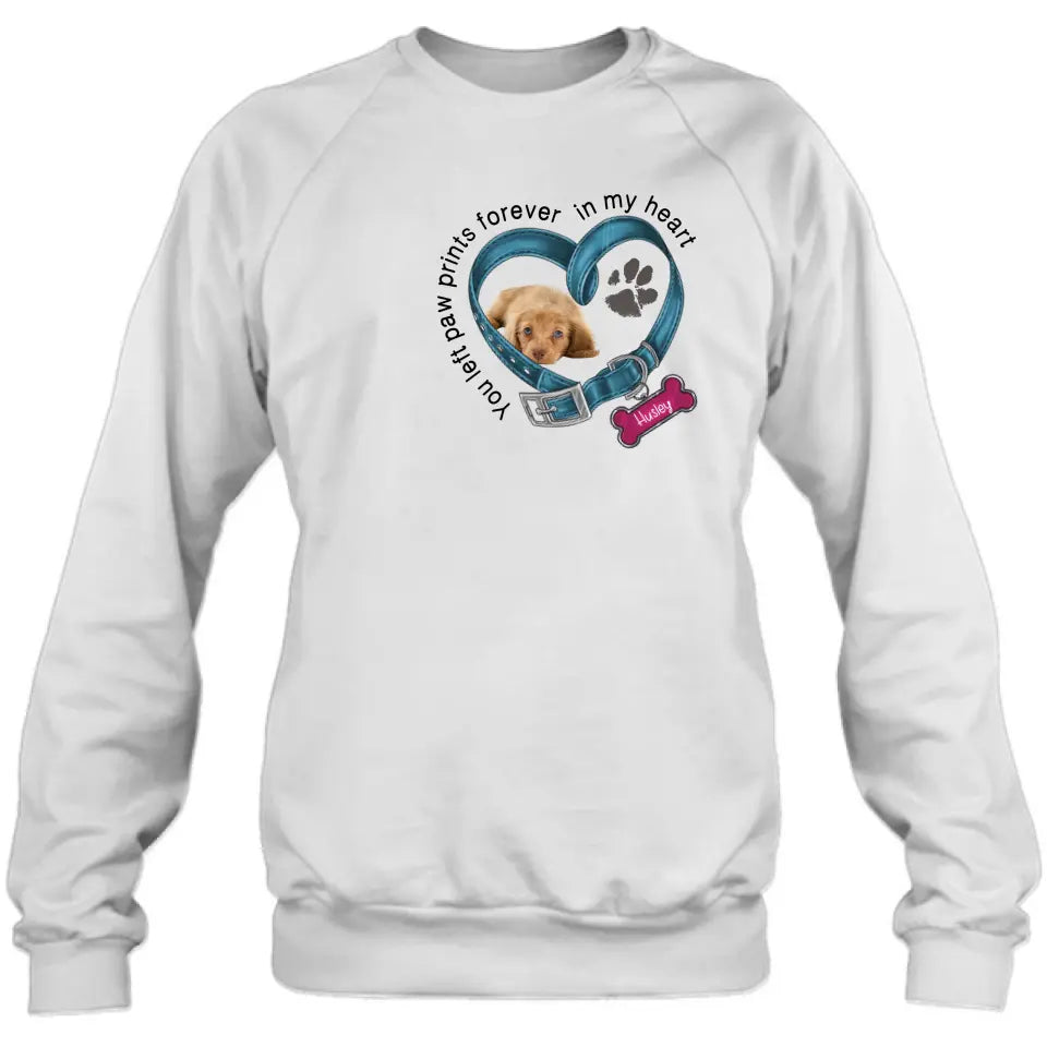 Personalized Memorial Dog Collar Shirt - Upload Photo - Pet Memorial Gift For Dog Lovers