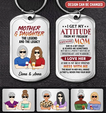 Personalized Witch Aluminum Keychain - Gift For Witch Lover - Am I Really A Witch