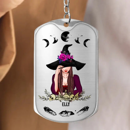 Personalized Witch Aluminum Keychain - Gift For Witch Lover - Am I Really A Witch